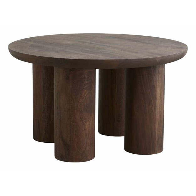 Kavos staliukas Helin, Tamsiai rudos spalvos mediena
